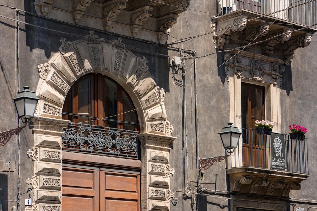 B&B Palazzo Tornabene Catânia Exterior foto